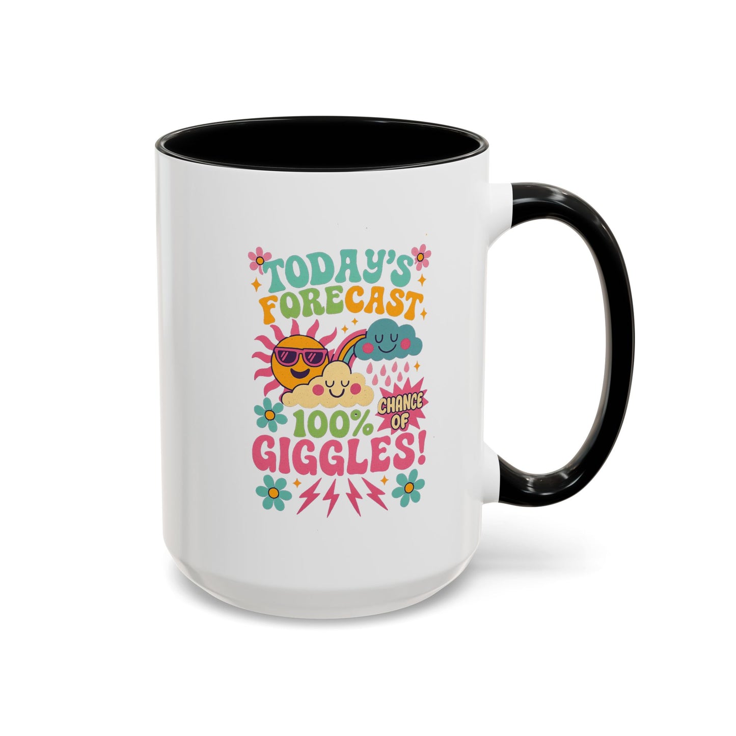 Cheerful Coffee Mug with Fun Design, Colorful Drinkware, Gift for Friends, Daily Motivation, Office Mug