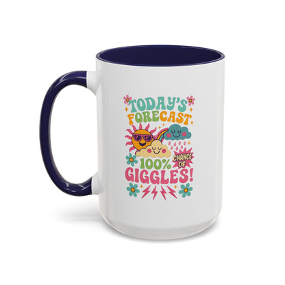 Cheerful Coffee Mug with Fun Design, Colorful Drinkware, Gift for Friends, Daily Motivation, Office Mug