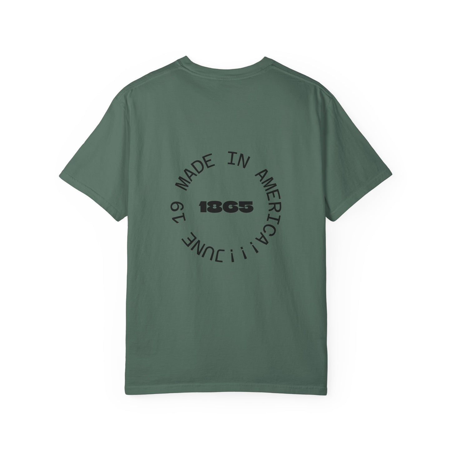 Black Heritage Graphic T-Shirt — Strong Black Woman in Red, Black & Green
