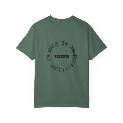 Black Heritage Graphic T-Shirt — Strong Black Woman in Red, Black & Green