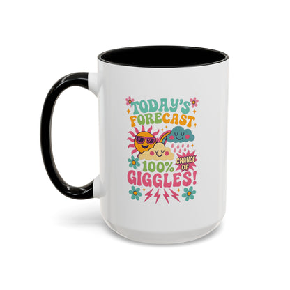 Cheerful Coffee Mug with Fun Design, Colorful Drinkware, Gift for Friends, Daily Motivation, Office Mug
