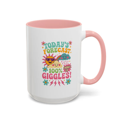Cheerful Coffee Mug with Fun Design, Colorful Drinkware, Gift for Friends, Daily Motivation, Office Mug