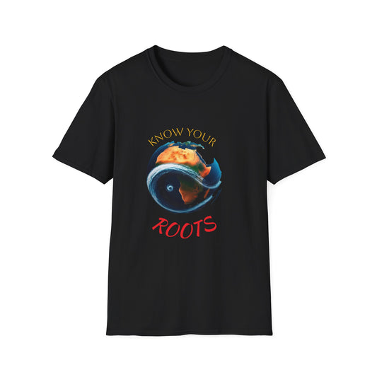 Know Your Roots T-Shirt | Unisex Softstyle Tee, Eco-Friendly Apparel, Casual Wear, Earth Day Gift, Unique Graphic Shirt