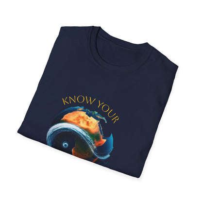 Know Your Roots T-Shirt | Unisex Softstyle Tee, Eco-Friendly Apparel, Casual Wear, Earth Day Gift, Unique Graphic Shirt