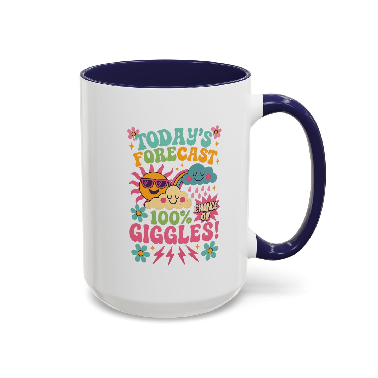 Cheerful Coffee Mug with Fun Design, Colorful Drinkware, Gift for Friends, Daily Motivation, Office Mug