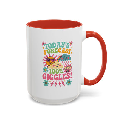 Cheerful Coffee Mug with Fun Design, Colorful Drinkware, Gift for Friends, Daily Motivation, Office Mug