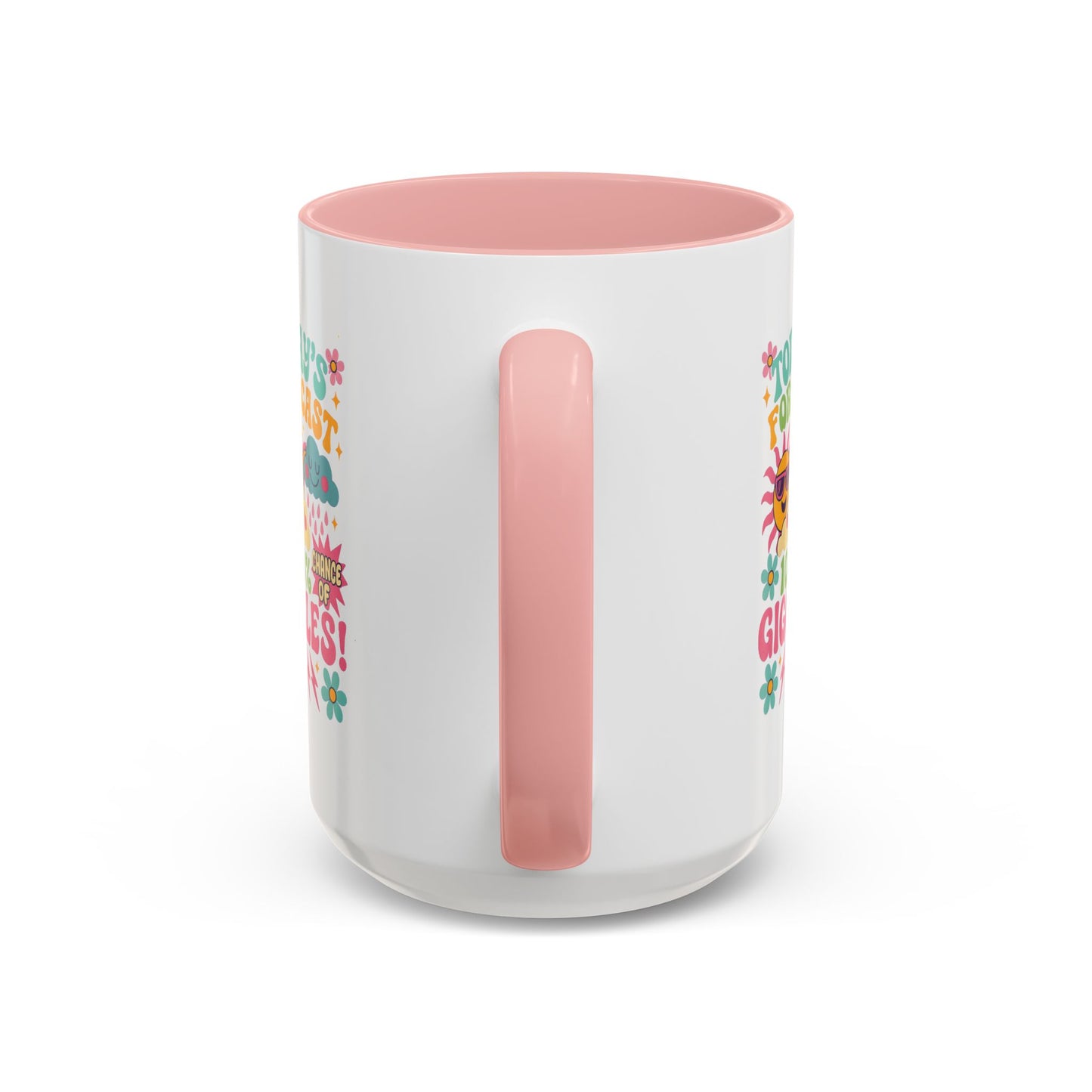Cheerful Coffee Mug with Fun Design, Colorful Drinkware, Gift for Friends, Daily Motivation, Office Mug