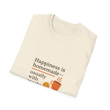 Happiness is Homemade Tee, Funny Coffee T-Shirt for Food Lovers, Gift for Coffee Enthusiasts, Family Gathering Apparel, Casual [...]
