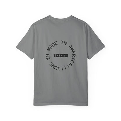 Black Heritage Graphic T-Shirt — Strong Black Woman in Red, Black & Green