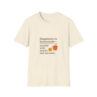Happiness is Homemade Tee, Funny Coffee T-Shirt for Food Lovers, Gift for Coffee Enthusiasts, Family Gathering Apparel, Casual [...]