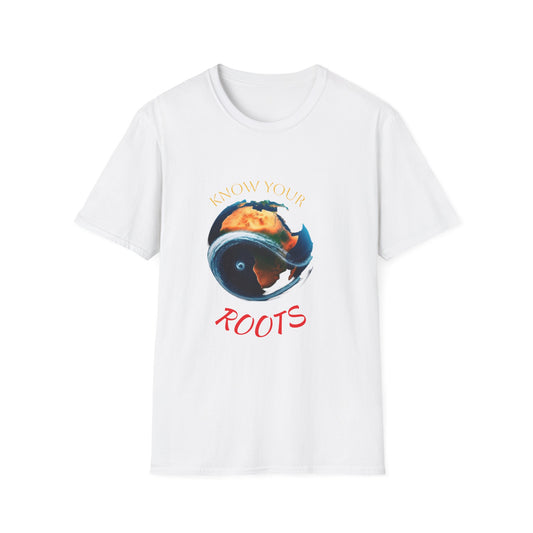 Know Your Roots T-Shirt | Unisex Softstyle Tee, Eco-Friendly Apparel, Casual Wear, Earth Day Gift, Unique Graphic Shirt
