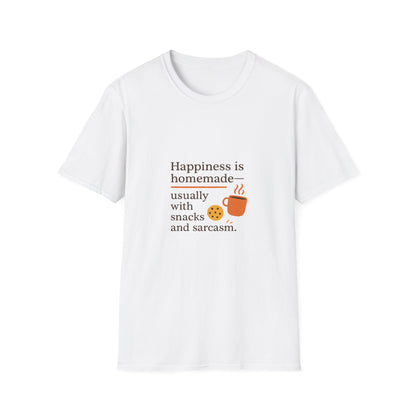 Happiness is Homemade Tee, Funny Coffee T-Shirt for Food Lovers, Gift for Coffee Enthusiasts, Family Gathering Apparel, Casual [...]