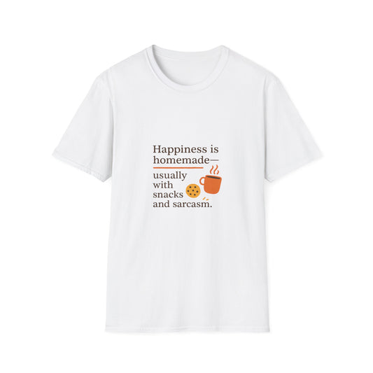 Happiness is Homemade Tee, Funny Coffee T-Shirt for Food Lovers, Gift for Coffee Enthusiasts, Family Gathering Apparel, Casual [...]