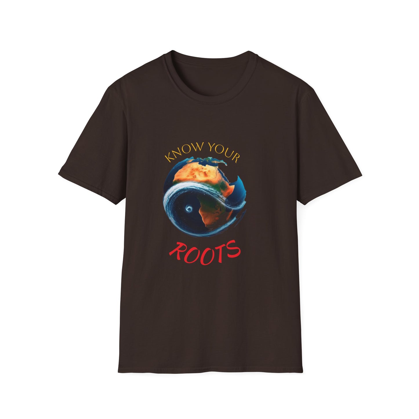 Know Your Roots T-Shirt | Unisex Softstyle Tee, Eco-Friendly Apparel, Casual Wear, Earth Day Gift, Unique Graphic Shirt