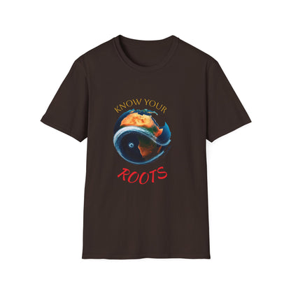 Know Your Roots T-Shirt | Unisex Softstyle Tee, Eco-Friendly Apparel, Casual Wear, Earth Day Gift, Unique Graphic Shirt