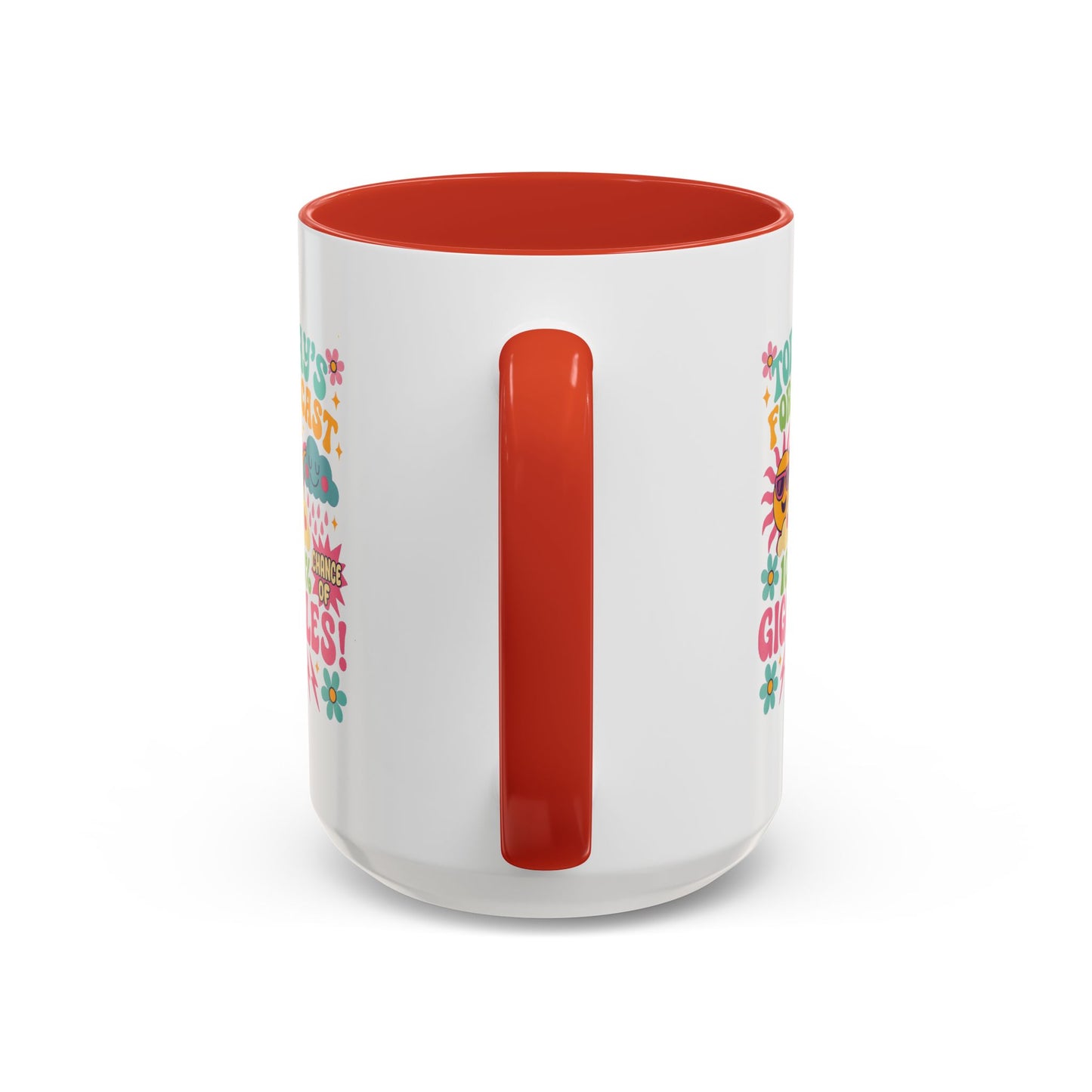 Cheerful Coffee Mug with Fun Design, Colorful Drinkware, Gift for Friends, Daily Motivation, Office Mug