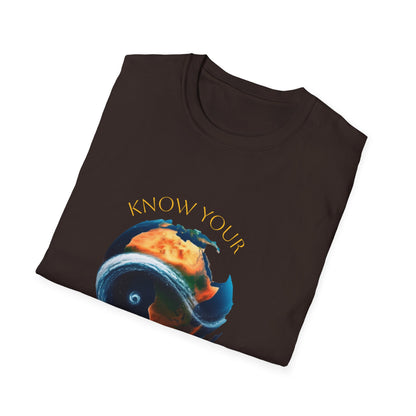 Know Your Roots T-Shirt | Unisex Softstyle Tee, Eco-Friendly Apparel, Casual Wear, Earth Day Gift, Unique Graphic Shirt