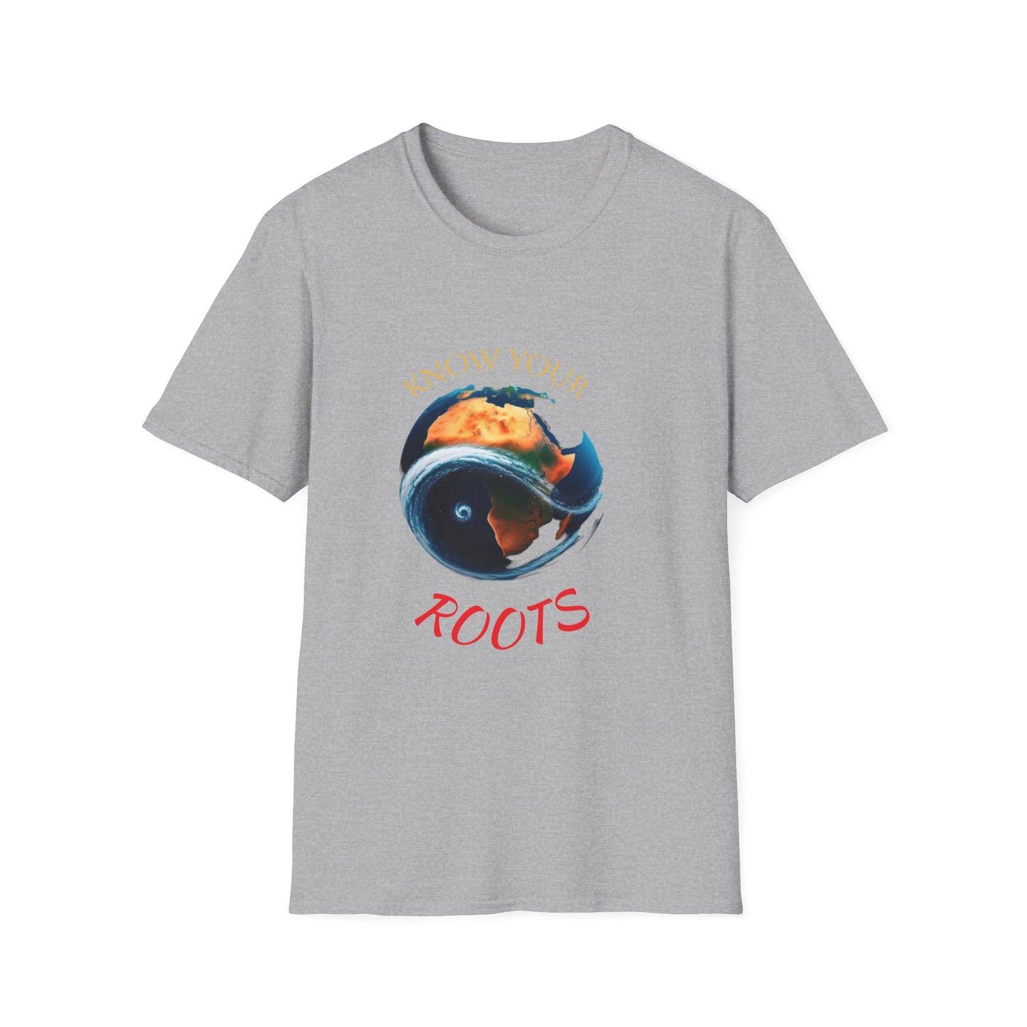 Know Your Roots T-Shirt | Unisex Softstyle Tee, Eco-Friendly Apparel, Casual Wear, Earth Day Gift, Unique Graphic Shirt